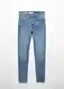 Pantalón Jean Isa Tejano Medio Talla 44 Mujer Mango