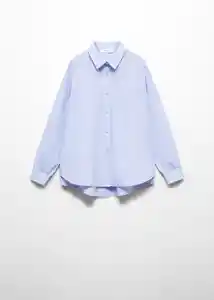 Camisa Greta Azul Talla 07 Niñas Mango