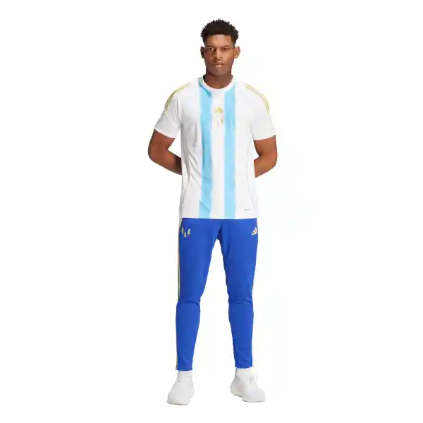 Adidas Camiseta Messi Tr Jersey Fútbol Hombre Blanco Talla L