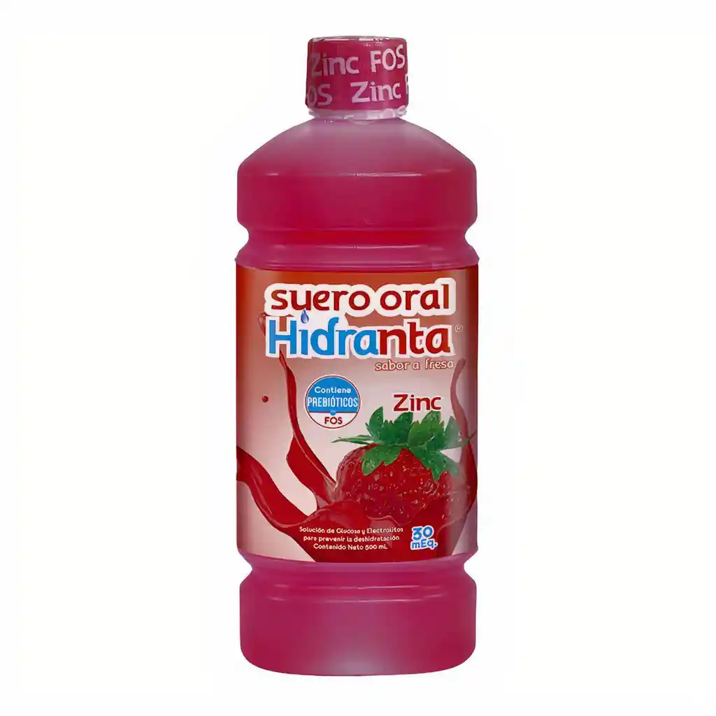 Hidranta Suero Oral Sabor a Fresa