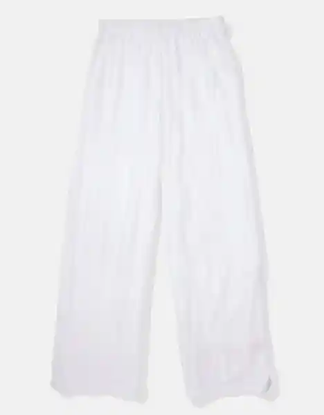 Pantalón Elástica Mujer Blanco Talla Large American Eagle