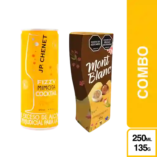 Combo Jp Chenet Aperitivo Mimosa + Bombon Relleno MontBlanc