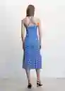 Vestido Lucy-H Color Azul Talla L Mujer Mango