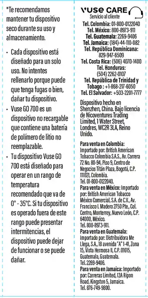 Vapeador Vuse GO 700 Berry Blend