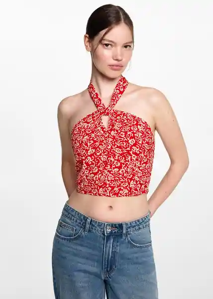 Top Red Rojo Talla 18 Niñas Mango