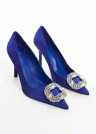Zapatos Dona Azul Noche Talla 38 Mujer Mango