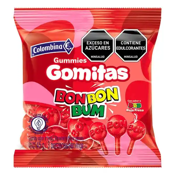 Bon Bon Bum Gomas Sabor a Fresa