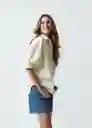 Camisa Mujer Amarillo Transparente Claro XS-S Naf Naf