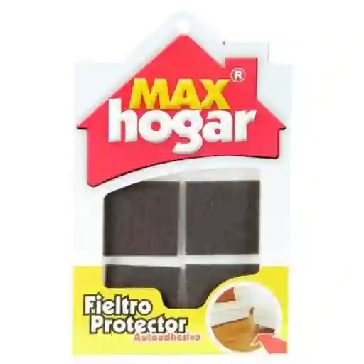 Max Hogar Home Fieltro Café 40 Mm Set De 4 Unidades