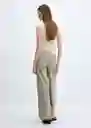 Chaleco Luka Crudo Talla M Mujer Mango