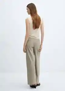 Chaleco Luka Crudo Talla M Mujer Mango
