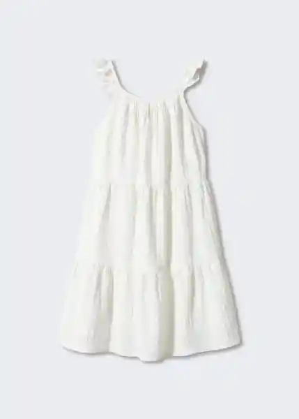 Vestido Stella Blanco Talla 14 Niña Mango