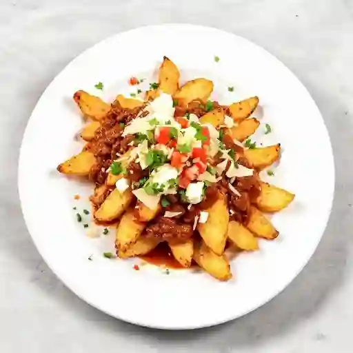 Papas con Chorizo Endiablado