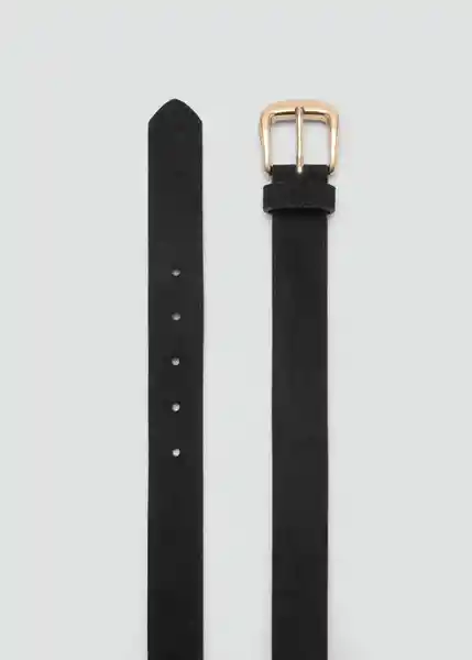 Cinturón Karin Negro Talla M Mujer Mango