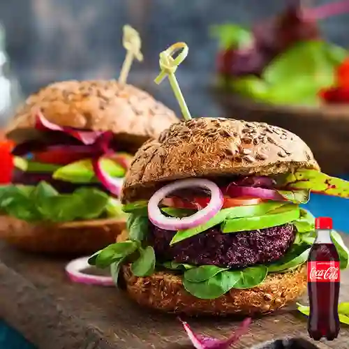 Combo Hamburguesa Doble Carne +Cocacola Orig 400ml