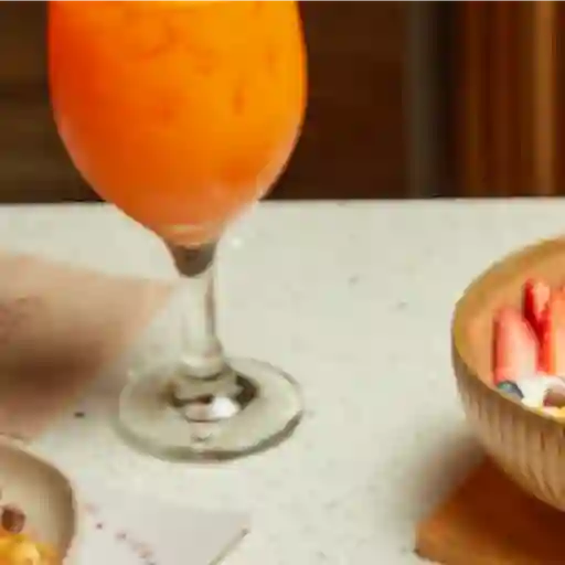 Jugo naranja y zanahoria