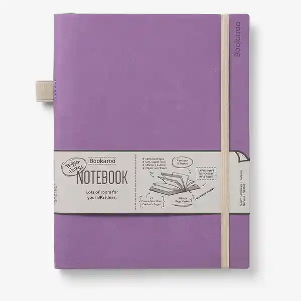 If Cuaderno Grande Berenjena Bookaroo