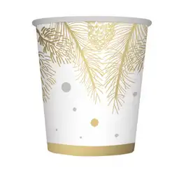 Vaso Navidad Dorada