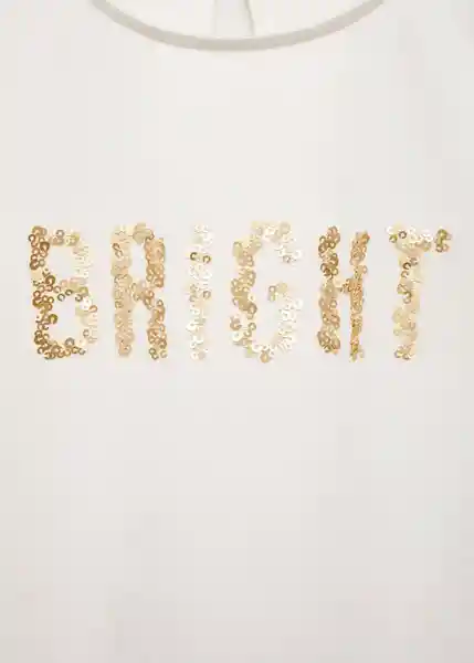 Camiseta Virgo Off White Talla 10 Niños Mango