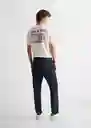 Pantalón Chinos Navy Talla 22 Teen Niños Mango