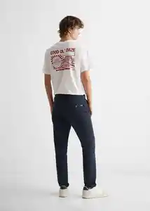 Pantalón Chinos Navy Talla 22 Teen Niños Mango