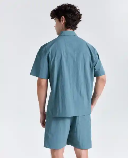 Camisa Hombre Verde Talla L 819G006_VER184612 Americanino