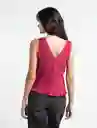  Camisa Layla Rosa Rubor Oscuro Talla L Naf-Naf 