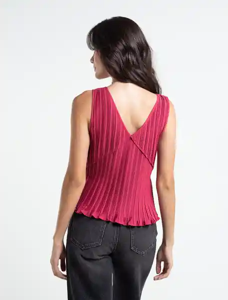  Camisa Layla Rosa Rubor Oscuro Talla L Naf-Naf 