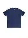 Camiseta Unicolor Regular Fit Azul Prusia S 94689 Arturo Calle