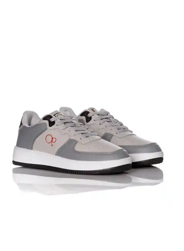 Tenis De Hombre 40 - Gris/Rojo