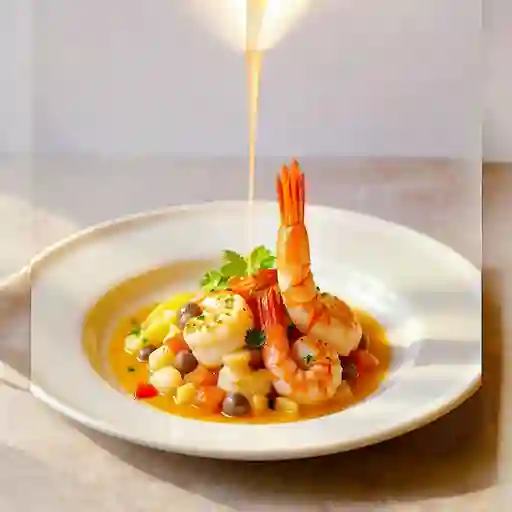 Ceviche De Camaron Con Langostinos