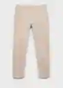 Pantalón Paris Beige Talla 40 Hombre Mango
