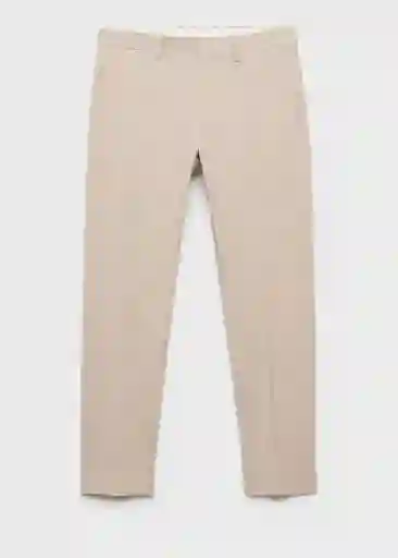 Pantalón Paris Beige Talla 40 Hombre Mango