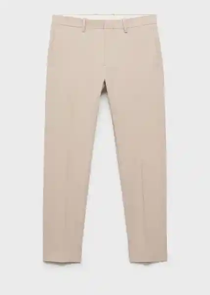 Pantalón Paris Beige Talla 40 Hombre Mango
