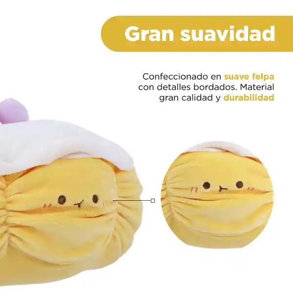 Peluche Tarta de Fresa Amarilla Serie Dessert Miniso