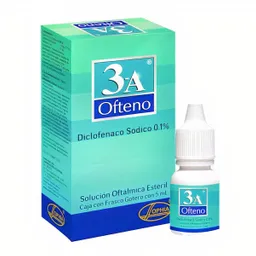 Ofteno 3-A(0.1%) Diclofenaco Sodico
