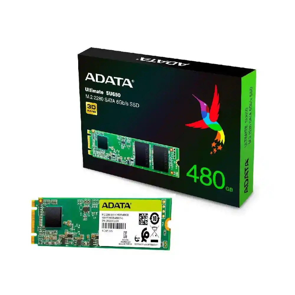 Adata Unidad Estado Sólido SU650 480 GB