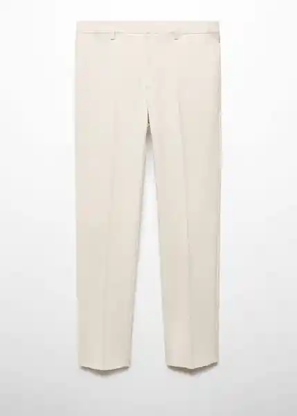 Pantalón Paris Crudo Talla 40 Hombre Mango