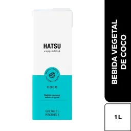 Hatsu Leche de Coco Sabor Original