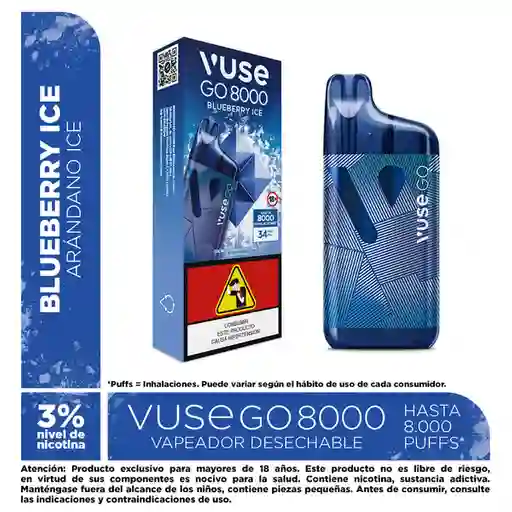 Vuse Go 8000 Blueberry Ice
