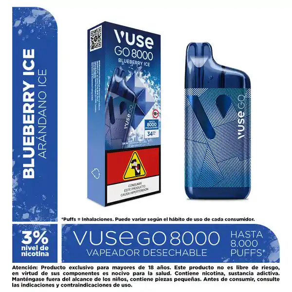 Vuse Go 8000 Blueberry Ice