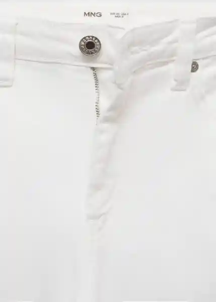 Jean Isa Blanco Talla 46 Mujer Mango