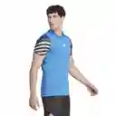 Adidas Camiseta Ny Flft Polo Para Hombre Azul T.M Ref: HY5872