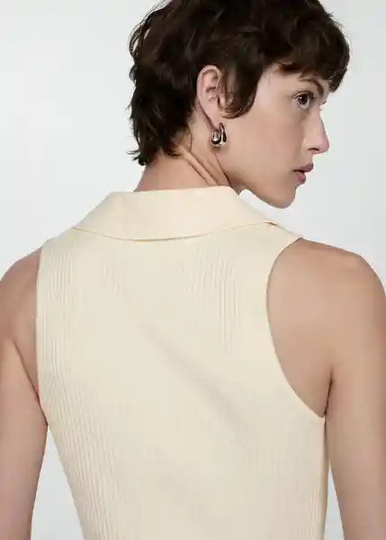 Top Ali Crudo Talla XL Mujer Mango