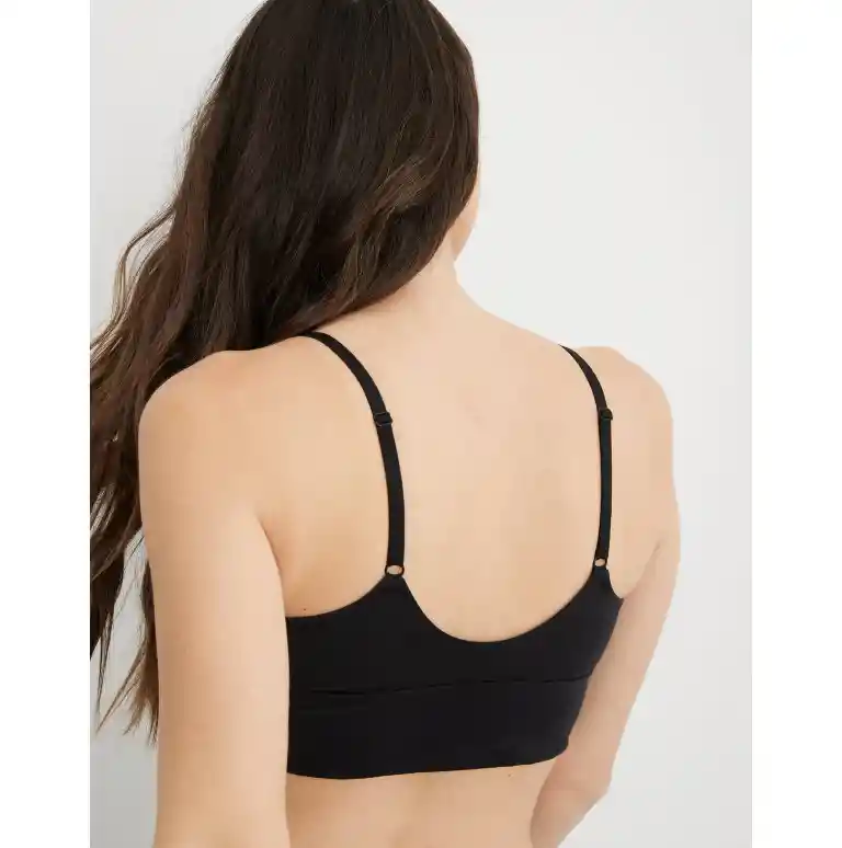Bralette Negro Talla Small Aerie American Eagle