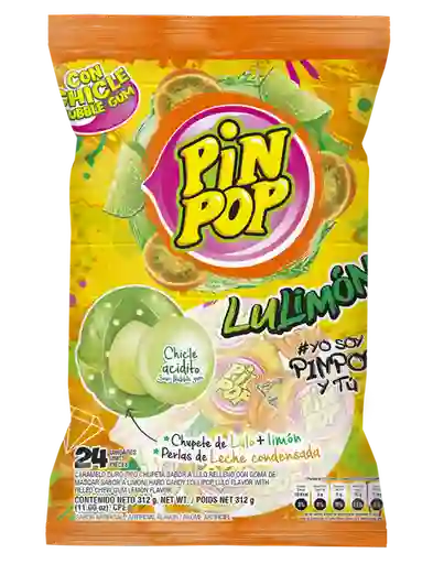 Pin Pop Chupeta Sabor Lulimon