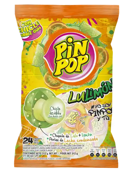 Pin Pop Chupeta Sabor Lulimon