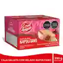 Crem Helado Galleta Con Helado Napolitano 65 g x 6 Und