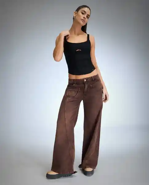 Camisa Mujer Negro Talla XS 612G080_NEG194007
