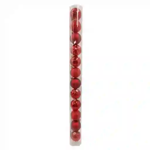 Cotidiana Set Esferas Diseño Red 6 cm Nav2